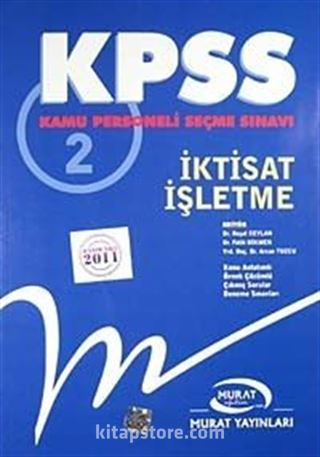 2011 KPSS-2 İktisat İşletme