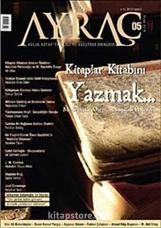 Ayraç Aylık Kitap Tahlili ve Eleştiri Dergisi Sayı:5 Yıl: Ocak 2010