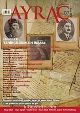 Ayraç Aylık Kitap Tahlili ve Eleştiri Dergisi Sayı:7 Yıl: Nisan 2010