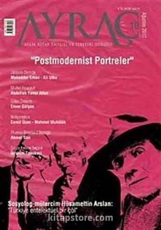 Ayraç Aylık Kitap Tahlili ve Eleştiri Dergisi Sayı:10 Yıl: Ağustos 2010
