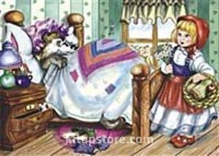 Kırmızı Başlıklı Kız 60 Parça (23x33-Kod:6408)