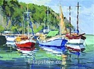 Mavi Tur 1000 Parça (48x68-Kod:3063)