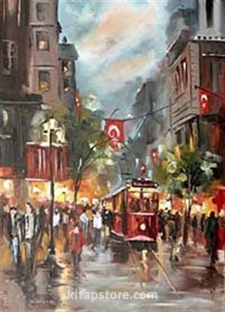 İstiklal Caddesi 1000 Parça (48x68-Kod:3053)