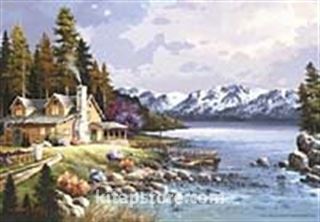 Dağ Evi 500 Parça (34x48-Kod:3534)