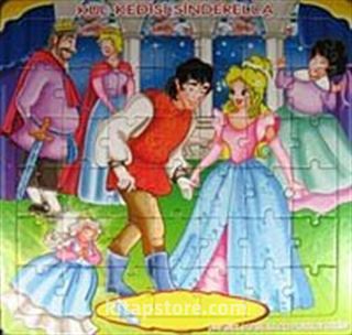 Kül Kedisi Sinderella Yapboz / Klasik Masallar Puzzle Dizisi