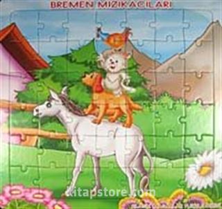 Bremen Mızıkacıları Yapboz / Klasik Masallar Puzzle Dizisi