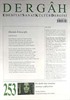 Dergah Edebiyat Sanat Kültür Dergisi Sayı:253 Mart 2011