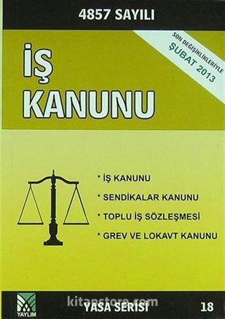 İş Kanunu (Yasa Serisi 18)