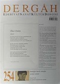 Dergah Edebiyat Sanat Kültür Dergisi Sayı:254 Nisan 2011