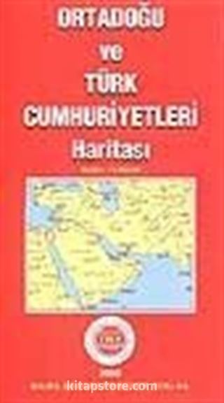Ortadoğu ve Türk Cumhuriyetleri Haritası/ Middle East and Asian Turkish Republics Road Map