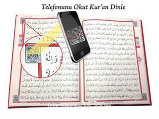 Kur'an-ı Kerim Bilgisayar Hatlı Orta Boy (2 Renk Şamua) (Kuran003)