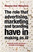 The Role That Advertising Marketing Ant Branding Have in Making Us İll