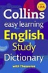 Collins Easy Learning English Study Dictionary with Thesaurus