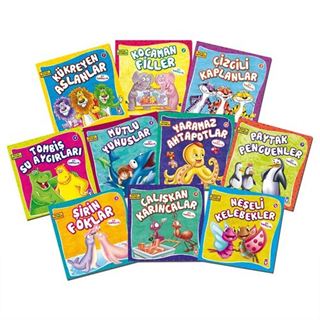 Sevimli Hayvanlar (10 Kitap)