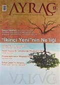 Ayraç Aylık Kitap Tahlili ve Eleştiri Dergisi Sayı:17 Yıl: Mart 2011