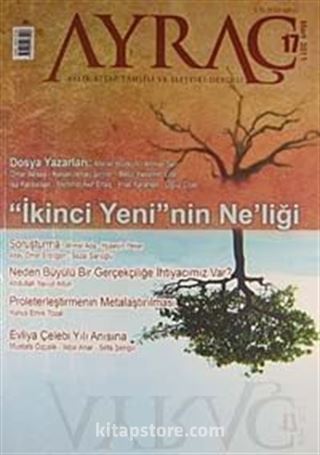 Ayraç Aylık Kitap Tahlili ve Eleştiri Dergisi Sayı:17 Yıl: Mart 2011