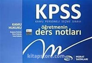 2015 KPSS Öğretmenin Ders Notları Kamu Hukuku