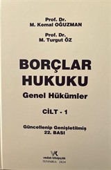 Borçlar Hukuku / Genel Hükümler Cilt 1