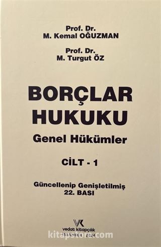 Borçlar Hukuku / Genel Hükümler Cilt 1