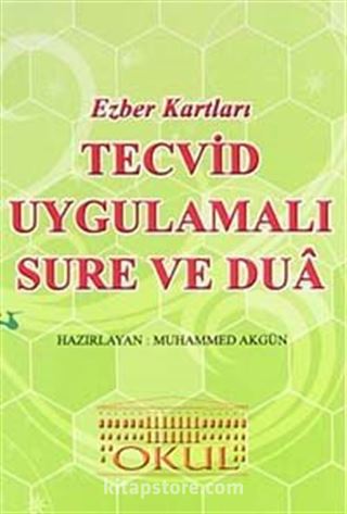 Tecvid Uygulamalı Sure ve Dua / Ezber Kartları