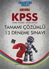 2012 KPSS Genel Yetenek-Genel Kültür Tamamı Çözümlü 13 Deneme Sınavı