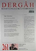 Dergah Edebiyat Sanat Kültür Dergisi Sayı:261 Kasım 2011