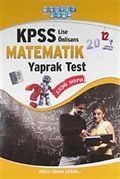 2012 KPSS Matematik Yaprak Test / Lise-Önlisans