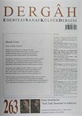 Dergah Edebiyat Sanat Kültür Dergisi Sayı:263 Ocak 2012