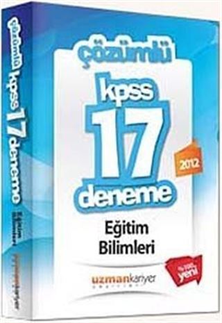 2012 KPSS Eğitim Bilimleri Çözümlü 17 Deneme