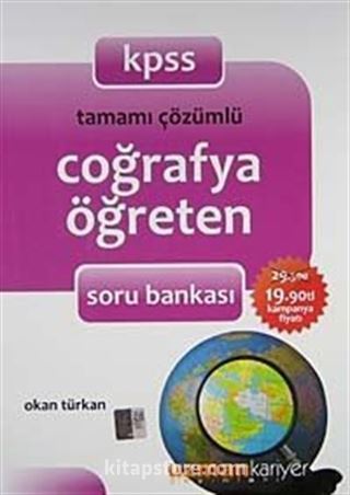 KPSS Tamamı Çözümlü Coğrafya Öğreten Soru Bankası