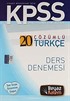 KPSS 20 Çözümlü Türkçe Ders Denemesi / Lisans Mezunları İçin