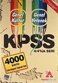 KPSS Genel Kültür Genel Yetenek 4/4'lük Seri - Çek Kopart Yaprak Test