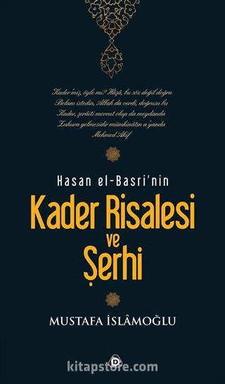 Kader Risalesi ve şerhi Hasan El-Basri