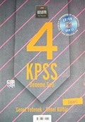 KPSS Genel Yetenek-Genel kültür 4 Deneme Seti (Lisans)