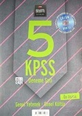 KPSS Genel Yetenek-Genel kültür 5 Deneme Seti (Ön Lisans)