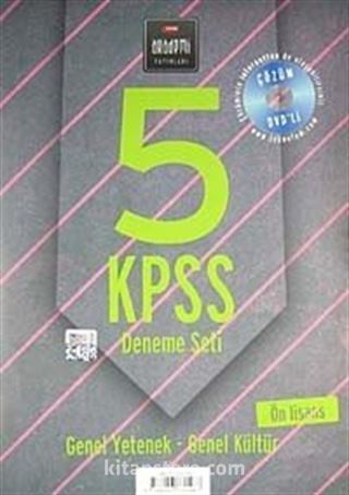 KPSS Genel Yetenek-Genel kültür 5 Deneme Seti (Ön Lisans)