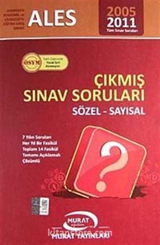 ALES Çıkmış Sınav Soruları Sözel-Sayısal