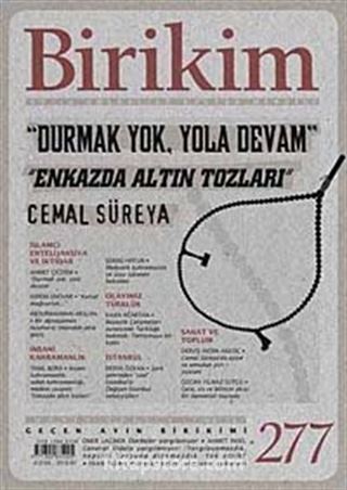 Birikim / Sayı:277 Yıl: 2012 / Aylık Sosyalist Kültür Dergisi