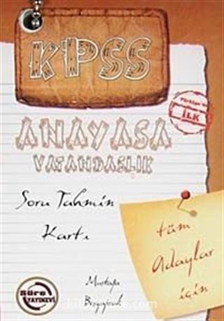 KPSS Anayasa Vatandaşlık Soru Tahmin Kartı