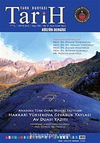 Türk Dünyası Araştırmaları Vakfı Tarih Dergisi Mayıs 2012 / Sayı:305