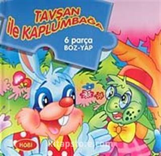 Tavşan ile Kaplumbağa / 6 Parça Boz-Yap