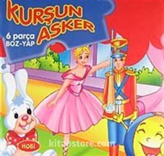 Kurşun Asker / 6 Parça Boz-Yap