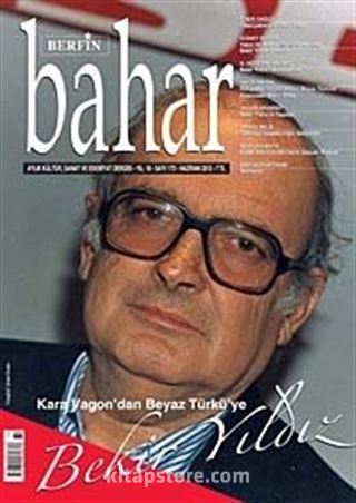 Berfin Bahar Aylık Kültür Sanat ve Edebiyat Dergisi Haziran 2012 Sayı:172