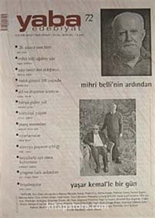 Yaba Edebiyat Sayı:72 Eylül - Ekim 2011