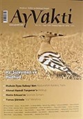 Ayvakti Aylık Düşünce-Kültür ve Edebiyat Dergisi Sayı:139 Temmuz-Ağustos 2012