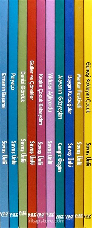 Türk Yazarlarından Günümüz Masalları-Öyküleri -Kutulu (10 Kitap) (Set A) (9+ Yaş)