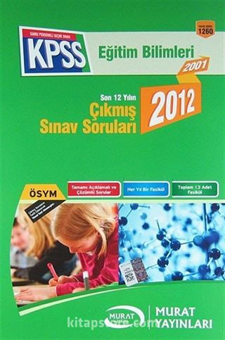 KPSS Eğitim Bilimleri Son 12 Yılın Çıkmış Sınav Soruları