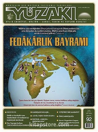 Yüzakı Aylık Edebiyat, Kültür, Sanat, Tarih ve Toplum Dergisi/Sayı:92 Ekim 2012