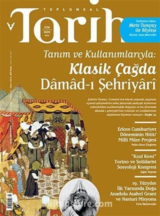 Toplumsal Tarih Dergisi Sayı: 226 Ekim 2012