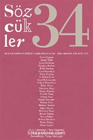 Sözcükler İki Aylık Edebiyat Dergisi Sayı:34 Kasım-Aralık 2011